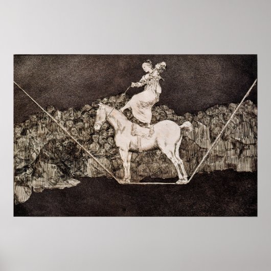 Goya - Circus Queen Timely Absurdity 1823 Poster (Voorkant)