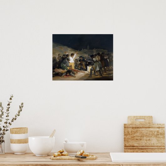 Goya - derde mei ( executie van verdedigers van de poster (Keuken)