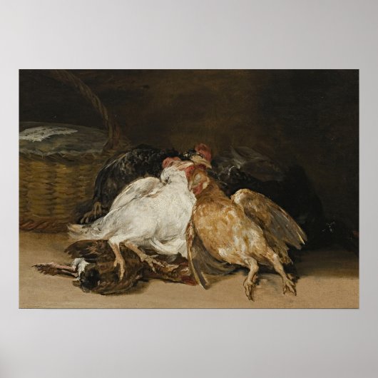Goya - dode vogel 1808 poster (Voorkant)