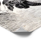 Goya - Dwarf Sebastian Morra bij de rechtbank van  Poster (Hoek)