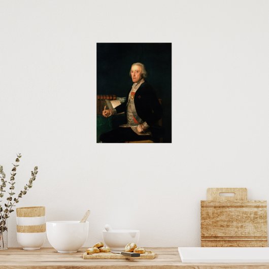 Goya - Felix Colon De Larriatieg van 1794 Poster (Keuken)