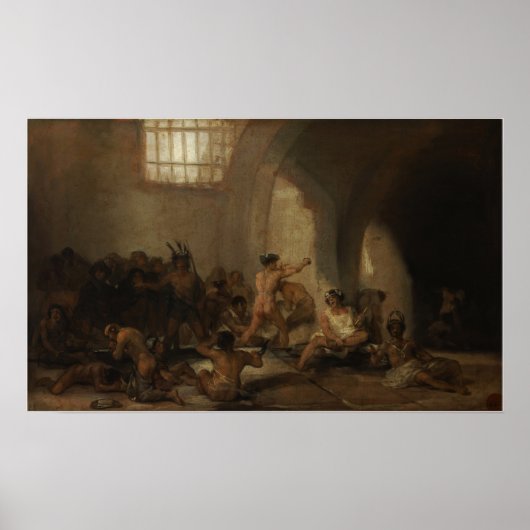 Goya - Gekkenhuis 1812 Poster (Voorkant)
