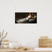 Goya - Geklede Maja 1800 Poster (Keuken)