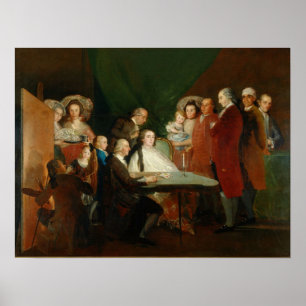 Goya - Infante Familie Van Don Luis 1783 Poster