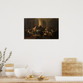 Goya - Inquisitie Scene 1819 Poster (Keuken)