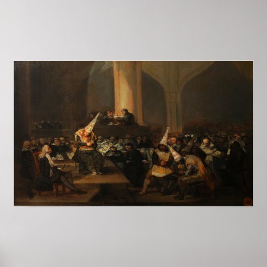 Goya - Inquisitie Scene 1819 Poster (Voorkant)