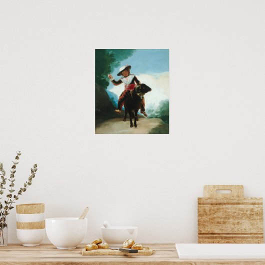 Goya - Jongen op Ram Poster (Keuken)