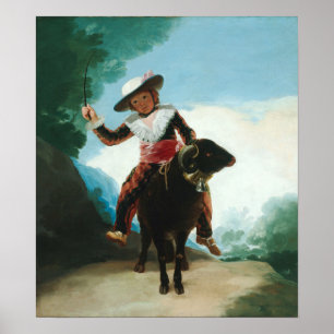 Goya - Jongen op Ram Poster