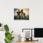 Goya - jongens met Mastiff 1786 Poster (Thuiskantoor)