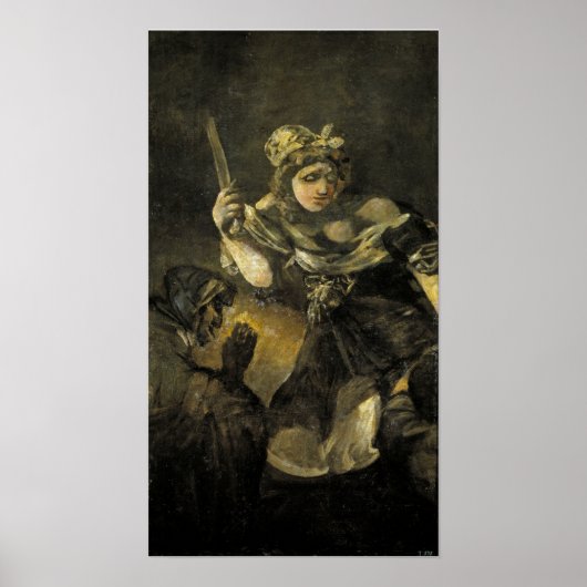 Goya - Judith en Holofernes 1821 Poster (Voorkant)
