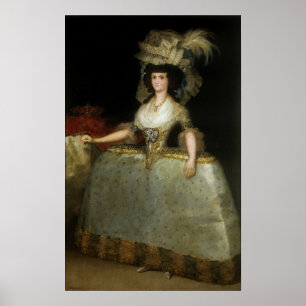 Goya - Koningin Mary-Louise 1789 Poster
