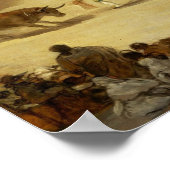 Goya - korrida in verdeelde ringen poster (Hoek)