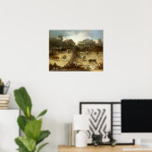 Goya - korrida in verdeelde ringen poster (Thuiskantoor)