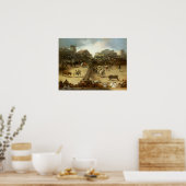 Goya - korrida in verdeelde ringen poster (Keuken)