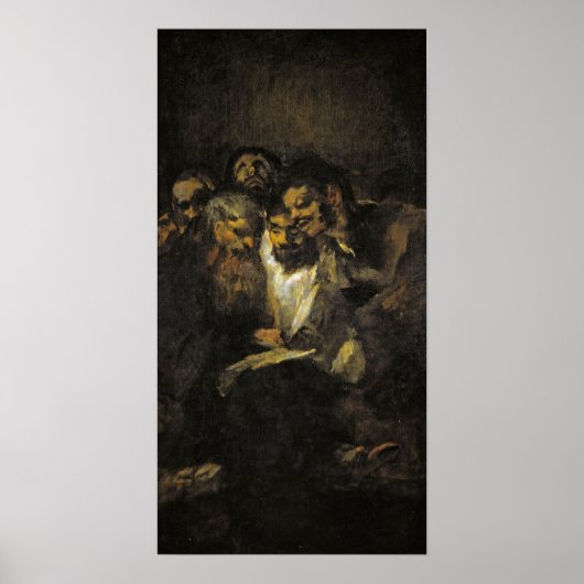 Goya - lezers of politiek 1821 poster (Voorkant)