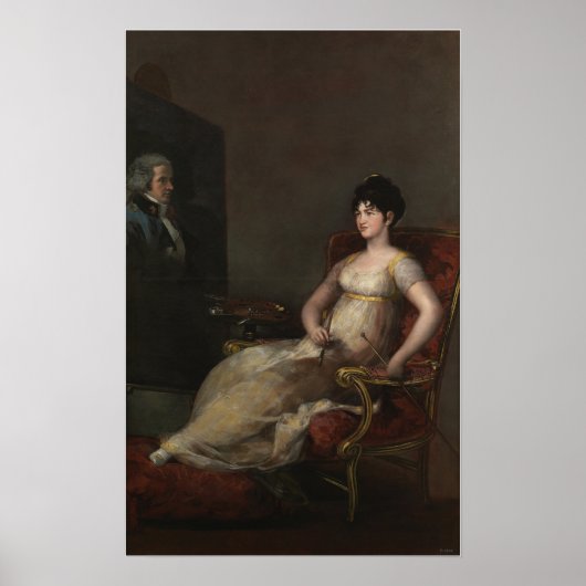 Goya - Maria Tomaso De Palafox 1804 Poster (Voorkant)