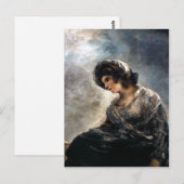 Goya, Milkmaïde van Bordeaux 182527 Oil on canva Briefkaart (Voorkant / Achterkant)