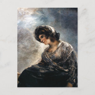 Goya, Milkmaïde van Bordeaux 182527 Oil on canva Briefkaart