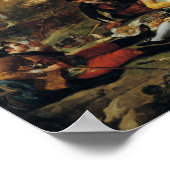 Goya - picknick on Banks of Manzanares 1776 Poster (Hoek)