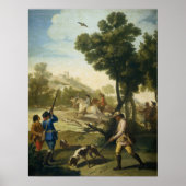 Goya - Prepelinaia Hunting 1775 Poster (Voorkant)