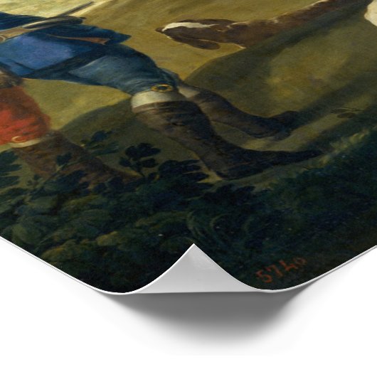 Goya - Prepelinaia Hunting 1775 Poster (Hoek)