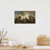Goya - Ruzie in herberg Venta Nueva 1777 Poster (Keuken)