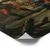 Goya - Ruzie in herberg Venta Nueva 1777 Poster (Hoek)