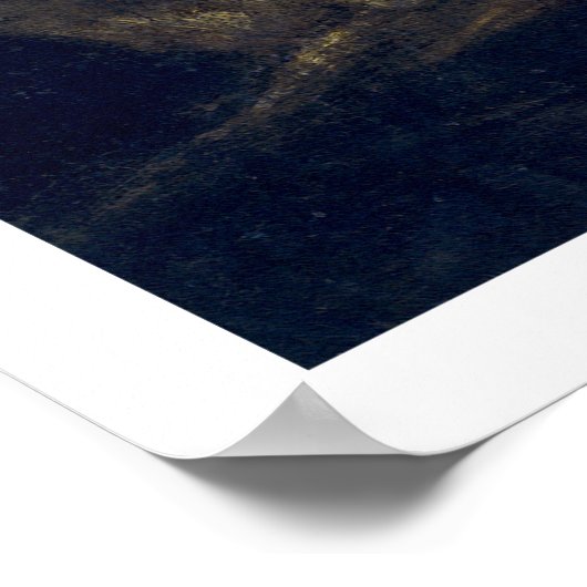 Goya: Saturnus die zijn zoon verlost Poster (Hoek)