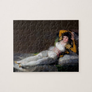 Goya Schilderij - Geklede Maja - La Maja Vestida Legpuzzel