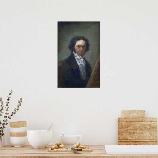 Goya - Self-Portrait 1795 Poster (Keuken)