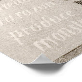 Goya - Slaap van reden produceert monsters 1799 Poster (Hoek)