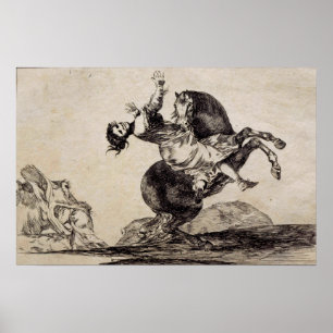 Goya - Slagpaard 1823 Poster