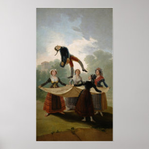 Goya - Spel met Mannequin 1791 Poster