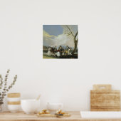 Goya - spel van de buffetten van Man van het Blind Poster (Keuken)