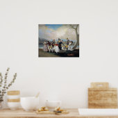 Goya - spel van de buffetten van Man van het Blind Poster (Keuken)