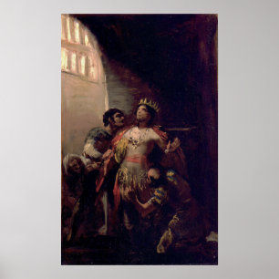 Goya - St. Hermenegild in de gevangenis Poster
