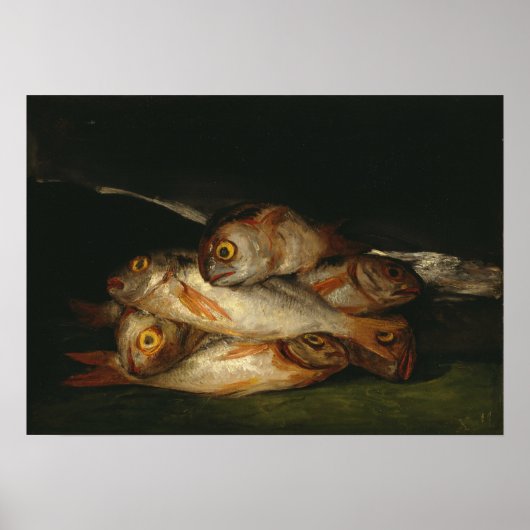 Goya - stilstaand leven met Golden Beam 1812 Poster (Voorkant)