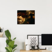 Goya - Sv Francis Borgia Helps Dying 1788 Poster (Thuiskantoor)