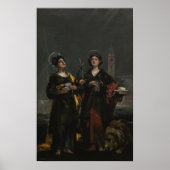 Goya - Sv Husta en St. Rufina 1817 Poster (Voorkant)