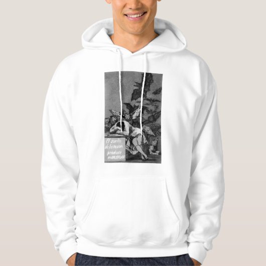 Goya The Sleep of Reason Produceert monsters Hoodi Hoodie (Voorkant)