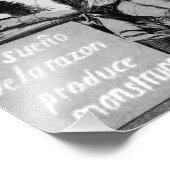 Goya The Sleep of Reason Produceert Monsters print Foto Afdruk (Hoek)