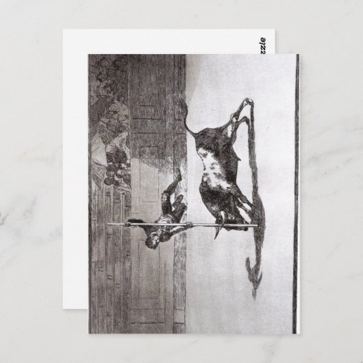 Goya The Speed and Daring of Juanito Api?ani in th Briefkaart (Voorkant / Achterkant)