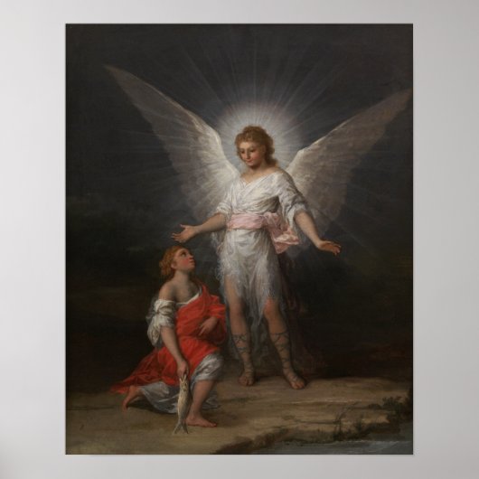 Goya - Tobiah en engel 1787 Poster (Voorkant)