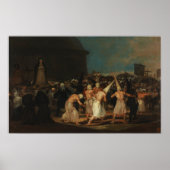 Goya - verwerking van lagelonen ( Beatings ) 1812 Poster (Voorkant)
