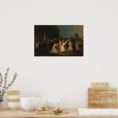 Goya - verwerking van lagelonen ( Beatings ) 1812 Poster (Keuken)