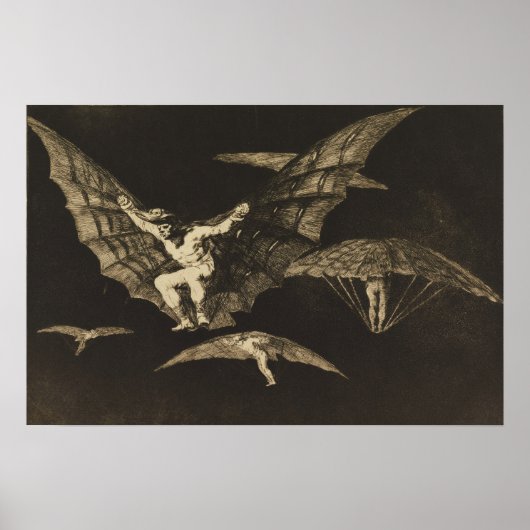 Goya - vliegroute 1823 poster (Voorkant)
