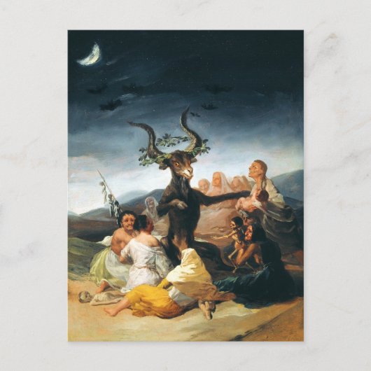 Goya Witches Sabbat Briefkaart (Voorkant)