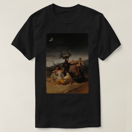 Goya Witches Sabbat (Onbewerkte versie) BigArt T-shirt (Design voorkant)
