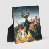 Goya Witches Sabbat Plaque Fotoplaat (Voorkant)