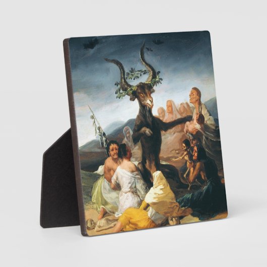 Goya Witches Sabbat Plaque Fotoplaat (Voorkant)